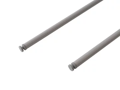 Рейлинг продольный Firmax глубина 350 мм серый, (2 рейлинга + 2 крепления)