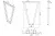 Опора для стола V-образная Лиссабон-Т l.550, h.820, отделка белый бархат (матовый) Опора для стола V-образная Лиссабон-Т l.550, h.820, отделка белый бархат (матовый)