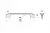 Ручка-скоба 160-128мм, отделка хром глянец Ручка-скоба 160-128мм, отделка хром глянец