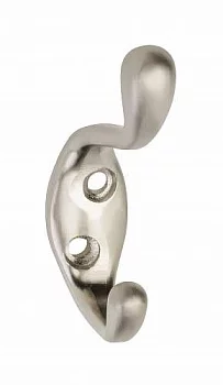 GTV: Мебельный крючок MALAGA M, сатин WA-MALAG-B0-02