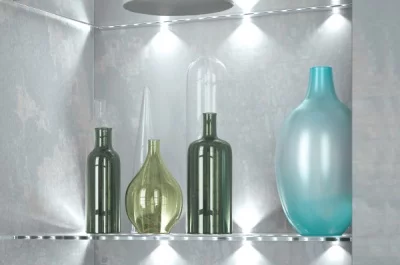 Комплект из 1-го светильника LED Orlo, 850мм, 5000K, отделка серая