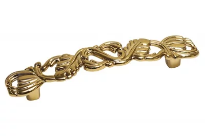 Ручка-скоба 96мм, отделка бронза металлик