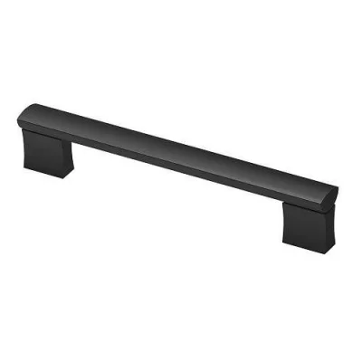 GTV: Ручка алюминиевая UA-B311 C=128, черная UA-B0-311128-20M