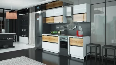 Кухонный гарнитур длиной - 240 см