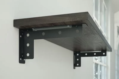 Менсолодержатель «Кольт», отделка черный бархат (матовый), комплект 2 штуки