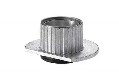 Ножка врезная с пластиковым подпятником