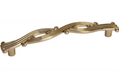 Ручка-скоба 128мм, отделка бронза металлик