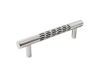 Ручка рейлинг Mico хром/черный 224