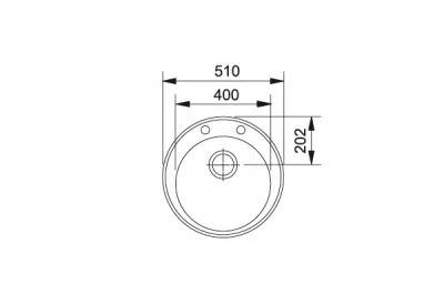 Мойка ROG 610-41, фрагранит бежевый, вентиль 3 1/2&quot; в комплекте