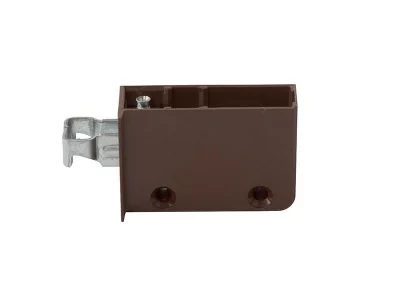 Навес для шкафа под саморез art. 703, правый, коричневый