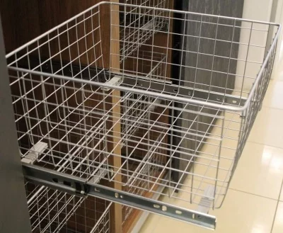 Корзина сетчатая 190х550х550 мм, белая FIRMAX