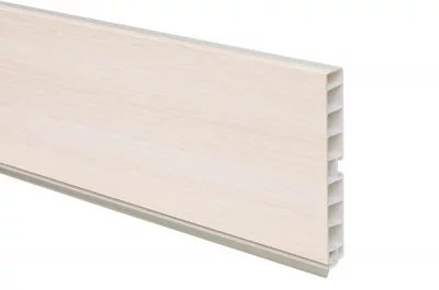 17 Цоколь ПВХ H.100, L=4000, дуб млечный