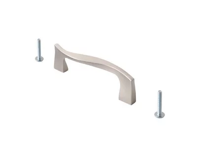 Ручка-скоба 96мм, шлифованный никель