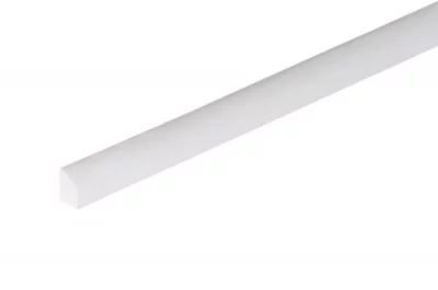 Профиль для крепления витражей, ПВХ 5.5х7мм, цвет белый, в бухтах Профиль для крепления витражей, ПВХ 5.5х7мм, цвет белый, в бухтах