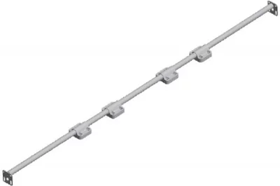 Механизм для вставки стола 2 х 500мм или 1 х 1000 мм, отделка цинк/серая