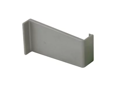 Накладка декоративная для навеса шкафа 806007500DX, пластик, алюминий, правая