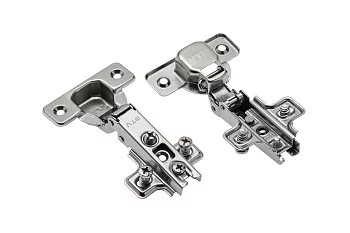 GTV: Петля накладная GTV Ø35 с ответной планкой H=0 с евро шурупом, сверление - 45мм вес-60 гр. ZP-BICN090ZE