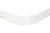 0418 Закругление универсальное для цоколя ПВХ Н.150, белый глянец