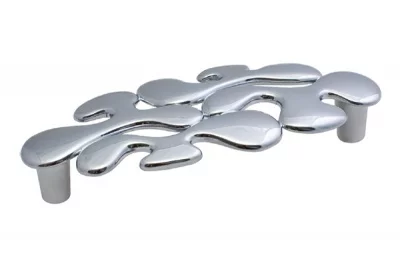 Ручка-скоба 96мм, отделка хром глянец