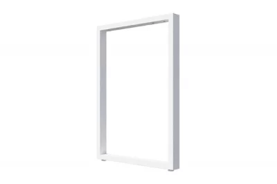 Опора для стола Мадрид l.595, h.870, отделка белый бархат (матовый)