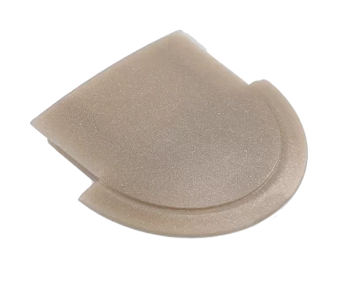 GTV: Заглушка для профиля PA-GLAX-AL - цвет шампань (цена за 10шт.): PA-ZASGLAX-90