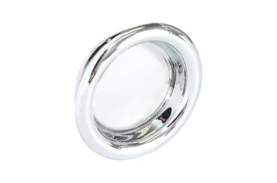 Ручка врезная, отделка хром глянец