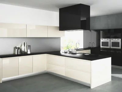 Фасад мебельный МДФ ALVIC глянцевый магнолия (Magnolia)