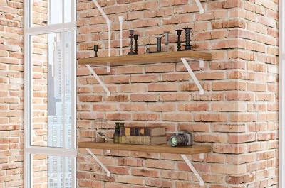 Менсолодержатель «Лофт-2», отделка белый бархат (матовый)