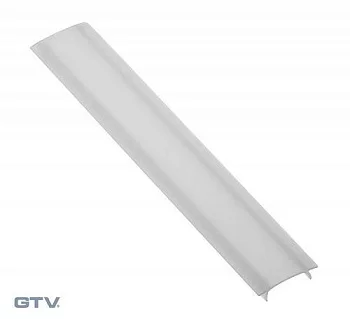 GTV: Крышка молочного цвета для алюминиевого профиля, (цена за 3 метра) PA-OSMLGLAX3M-00