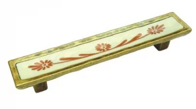 Giusti: Ручка металлическая со вставкой "Цветок" - WMN.188.096.AAD1