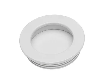 Ручка мебельная врезная круглая UZ B224, черная GTV UZ-00B224-10