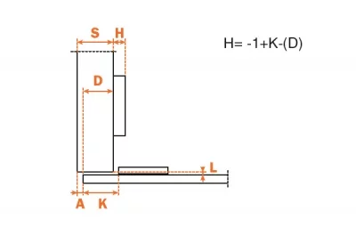 Петля 110&quot; для стекла (7-ми шарнирная)