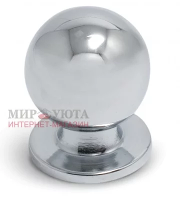 Ручка-кнопка D25мм хром: GN3204