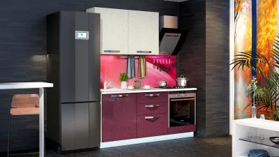 Кухонный гарнитур длиной - 180 см (со шкафом НБ)