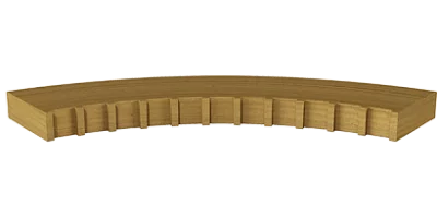 Планка подфризовая закругленная обратная, коллекция Виктория Планка подфризовая закругленная обратная, коллекция Виктория