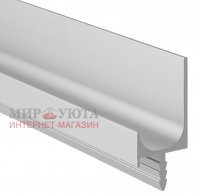 Профиль-ручка врезная для фасада 18мм, алюминий матовый, L-5500мм: LKW4AA