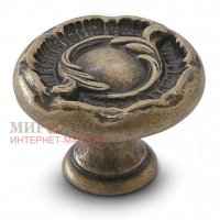 Ручка-кнопка D30мм бронза состаренная: WPO.2032.030.00D1