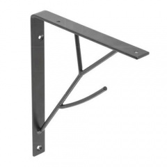 GTV: Полкодержатель TREE, 170x200 мм, черный матовый: PP-TREE-20M