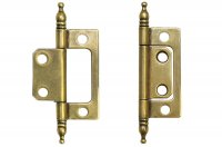 Петля декоративная карточная 80х6х6мм , отделка бронза античная
