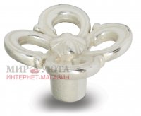 Ручка-кнопка серебро Венецианское: WPO.636.031.00M5