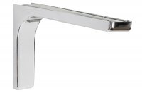 Менсолодержатель Leonardo 24, отделка хром глянец, комплект 2 штуки