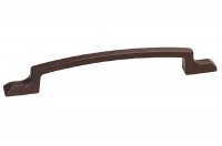 Ручка-скоба 128мм, отделка мокко темный