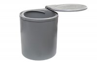 Ведро для мусора (11л), пластик серый