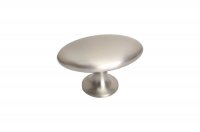 Ручка-кнопка, отделка сталь шлифованная