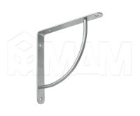 Менсолодержатель для деревянных полок L-220 мм, хром матовый: SU50A-MCR