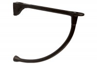 Менсолодержатель "Изогнутый", отделка бронза темная, комплект 2 штуки