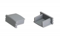 Заглушка глухая для профиля 1707, цвет серый