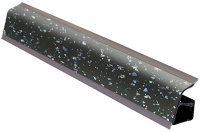 104.Бортик овальный L=4000, серая искра глянец