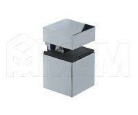 КВАДРО Менсолодержатель 30х30 мм для деревянных и стеклянных полок 4 - 16 мм, хром: SU20A ZCR