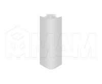 Уголок 90 градусов универсальный (высота 100), алюминий матовый: 19.0201R.10